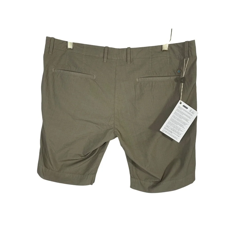 AT.P.CO Men's Khaki Cotton Shorts 54‎ US 38 NWT Tailored Fit Floral Lining Italy
